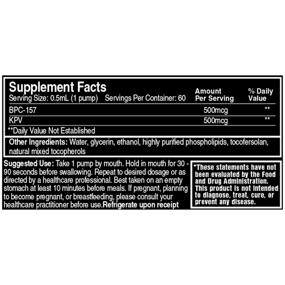 Product image for BPC-157 + KPV.