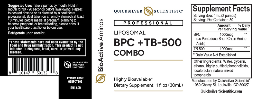 Product image for BPC + TB-500 Combo.