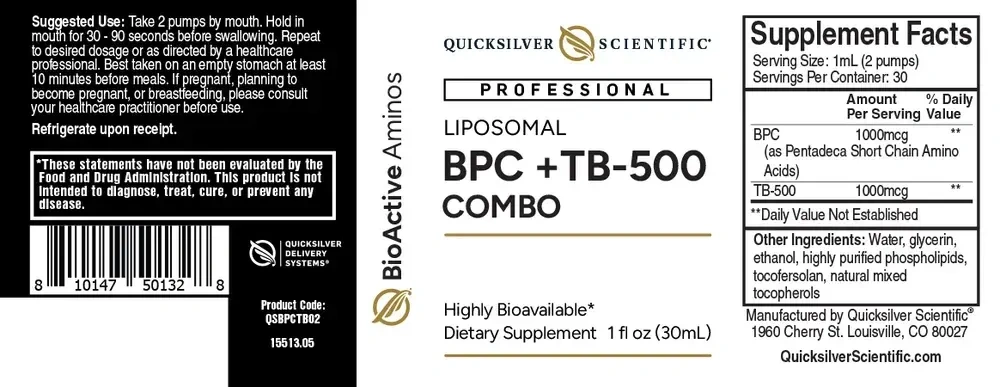 Product image for BPC + TB-500 Combo.