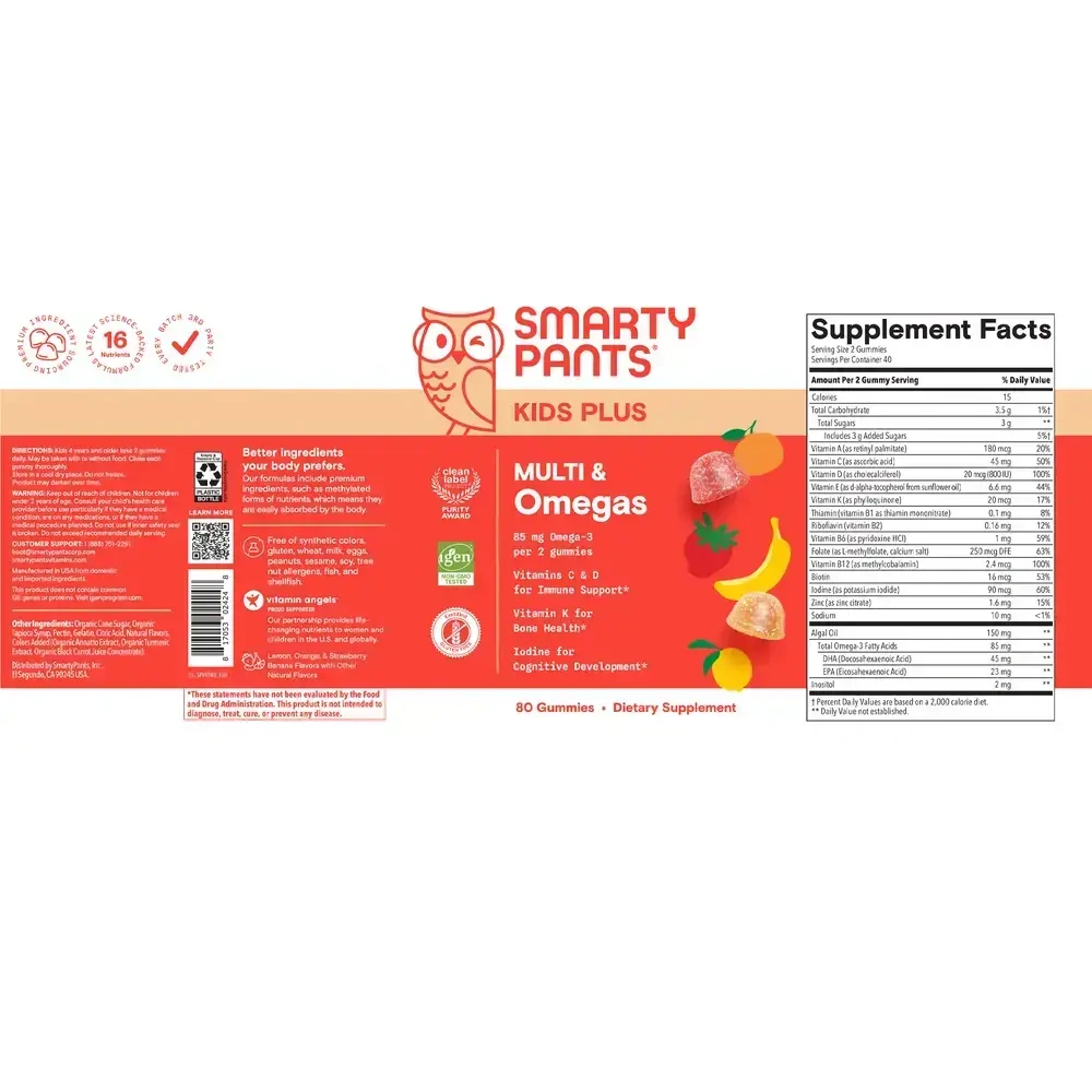 Product image for Kids Plus Multi &amp; Omegas.