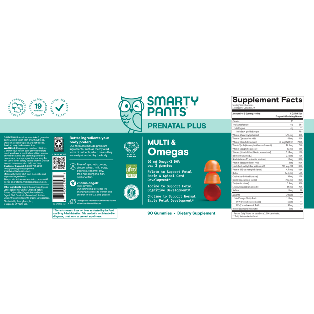Product image for Prenatal Plus Multi &amp; Omegas.