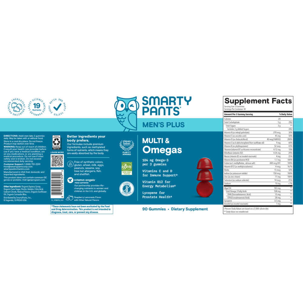 Product image for Men's Plus Multi &amp; Omegas.