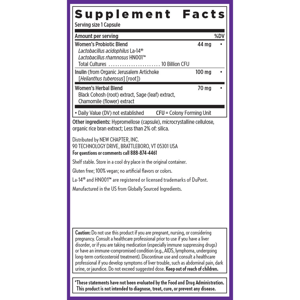 Product image for All Flora Probiotic Menopause Balance.