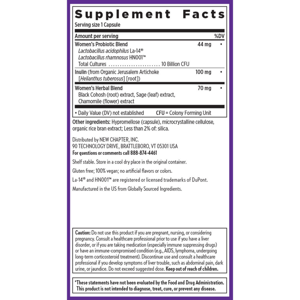 Product image for All Flora Probiotic Menopause Balance.