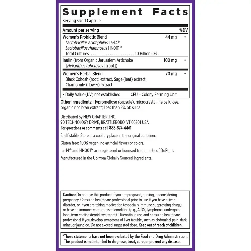 Product image for All Flora Probiotic Menopause Balance.
