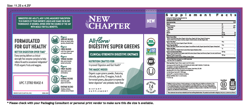 Product image for All Flora Digestive Super Greens Powder.