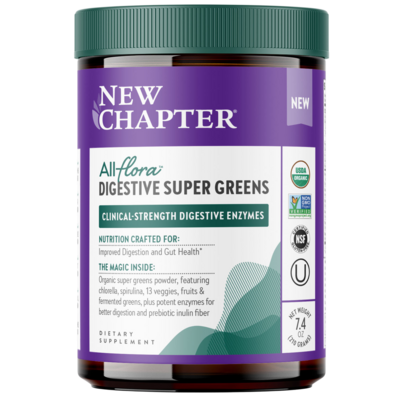 All Flora Digestive Super Greens Powder 210 Grams