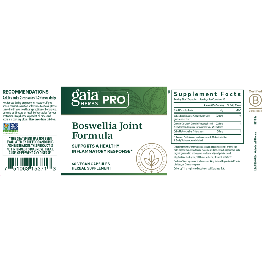 Product image for Boswellia Joint Formula.