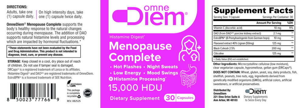 Product image for Menopause Complete.