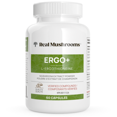 Real Mushrooms Ergo+ L-Ergothioneine Capsules
