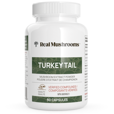 Real Mushrooms Turkey Tail Mushroom Extract Capsules