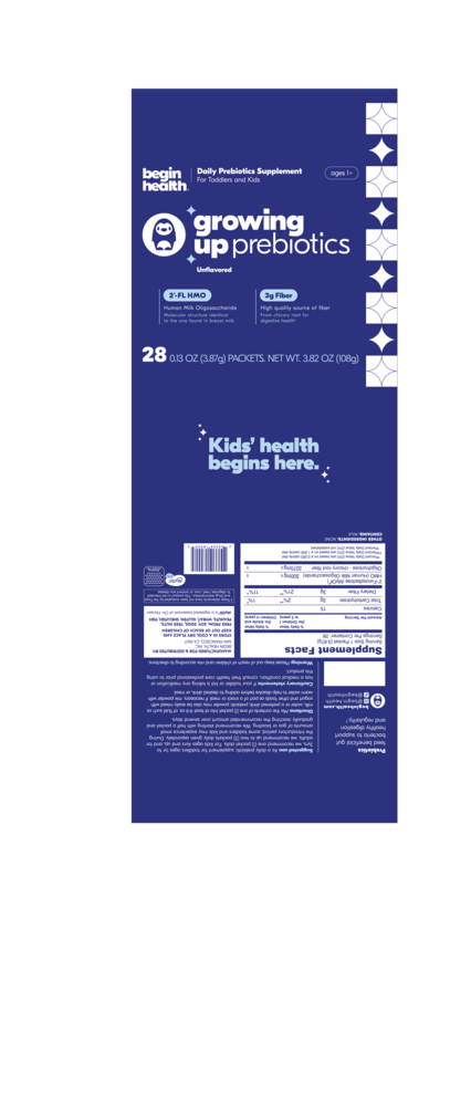 Product image for Growing Up Prebiotics 28-pack.