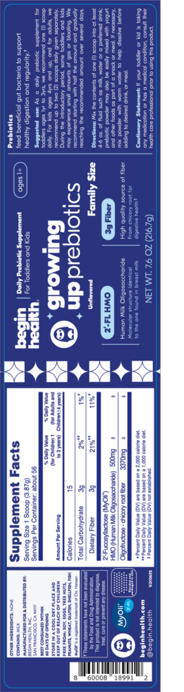 Product image for Growing Up Prebiotics Family Jar.