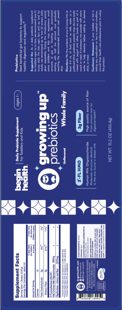 Product image for Growing Up Prebiotics Whole Family Jar.