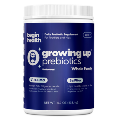 Growing Up Prebiotics Whole Family Jar 435 Grams