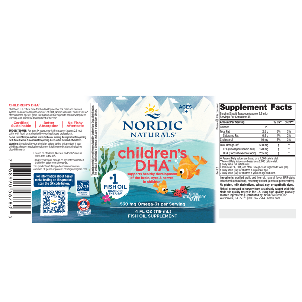 Product image for Children's DHA, Formerly DHA Jr (Strawberry).