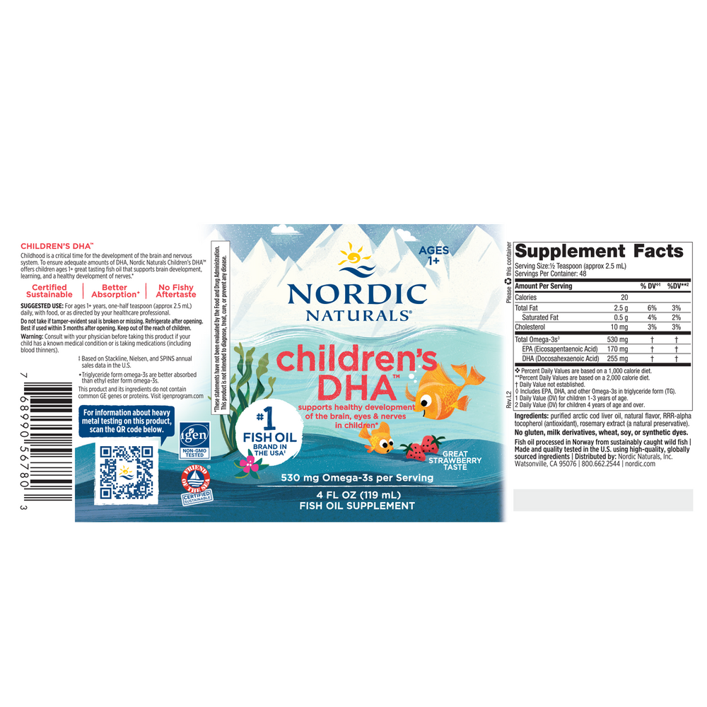 Product image for Children's DHA, Formerly DHA Jr (Strawberry).
