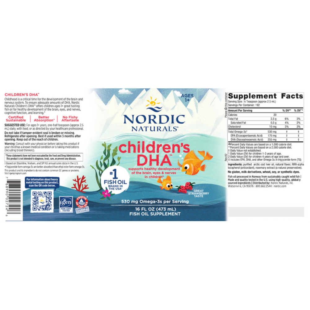 Product image for Children's DHA, Formerly DHA Jr (Strawberry).
