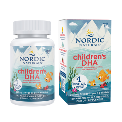 Children's DHA, Formerly DHA Jr (Strawberry) 180 Softgels