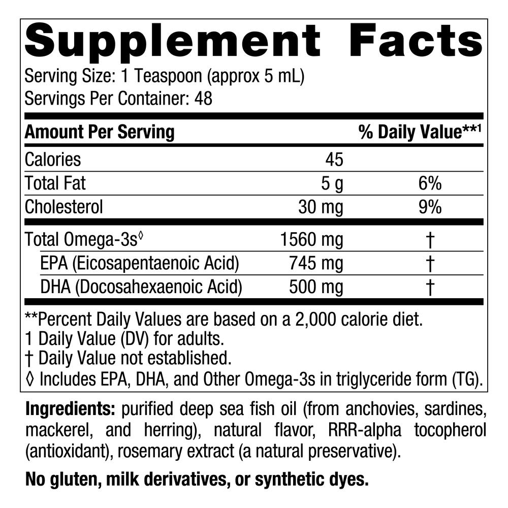 Product image for Omega-3, Formerly Arctic Omega (Lemon).