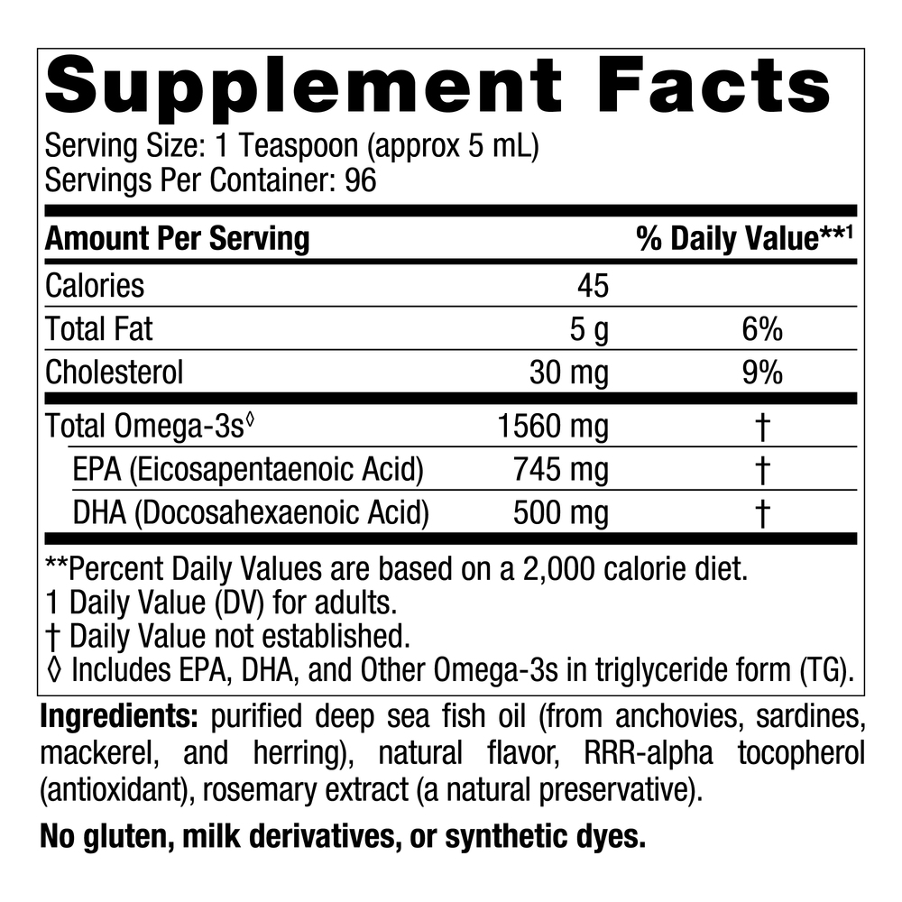 Product image for Omega-3, Formerly Arctic Omega (Lemon).
