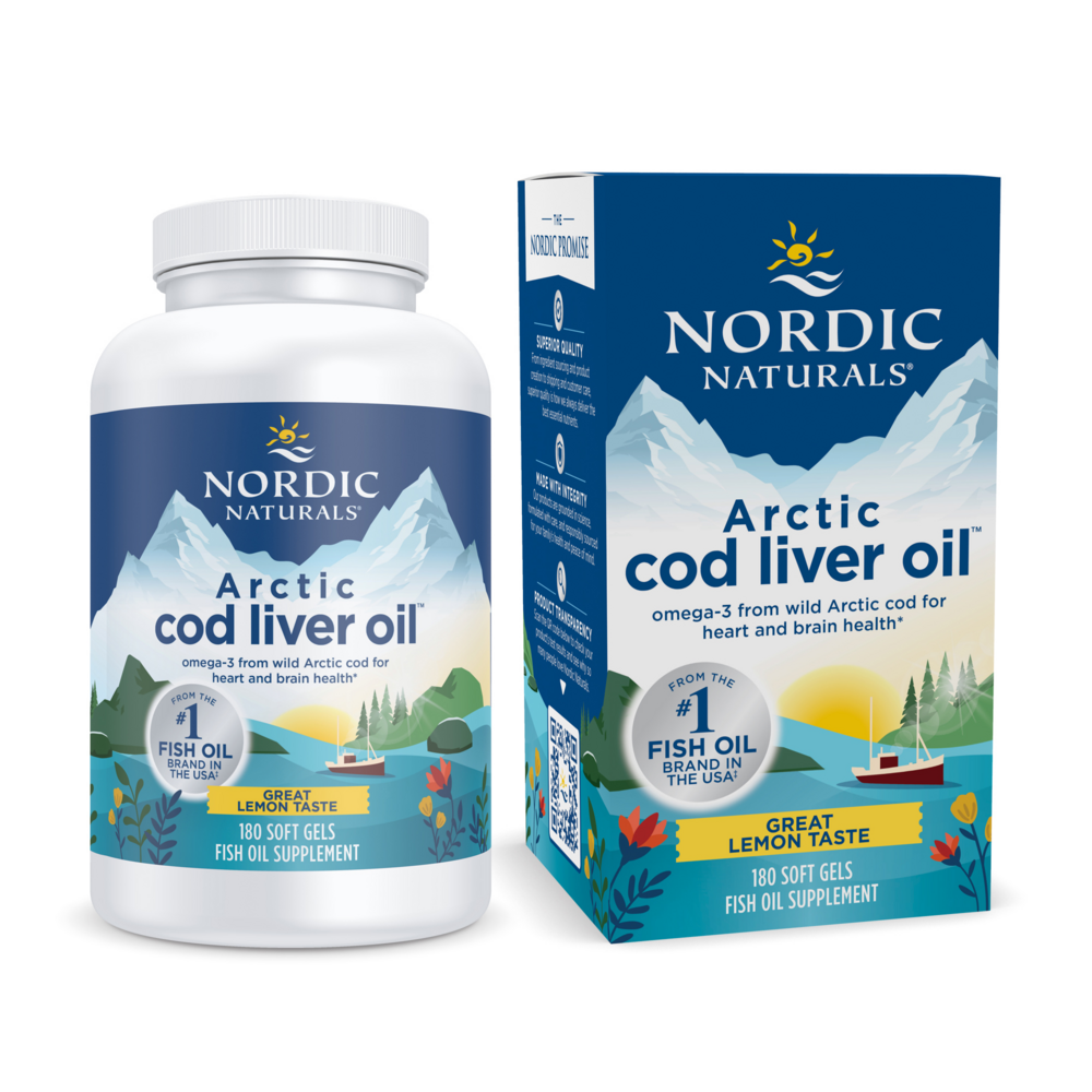 Product image for Arctic Cod Liver Oil, Lemon.