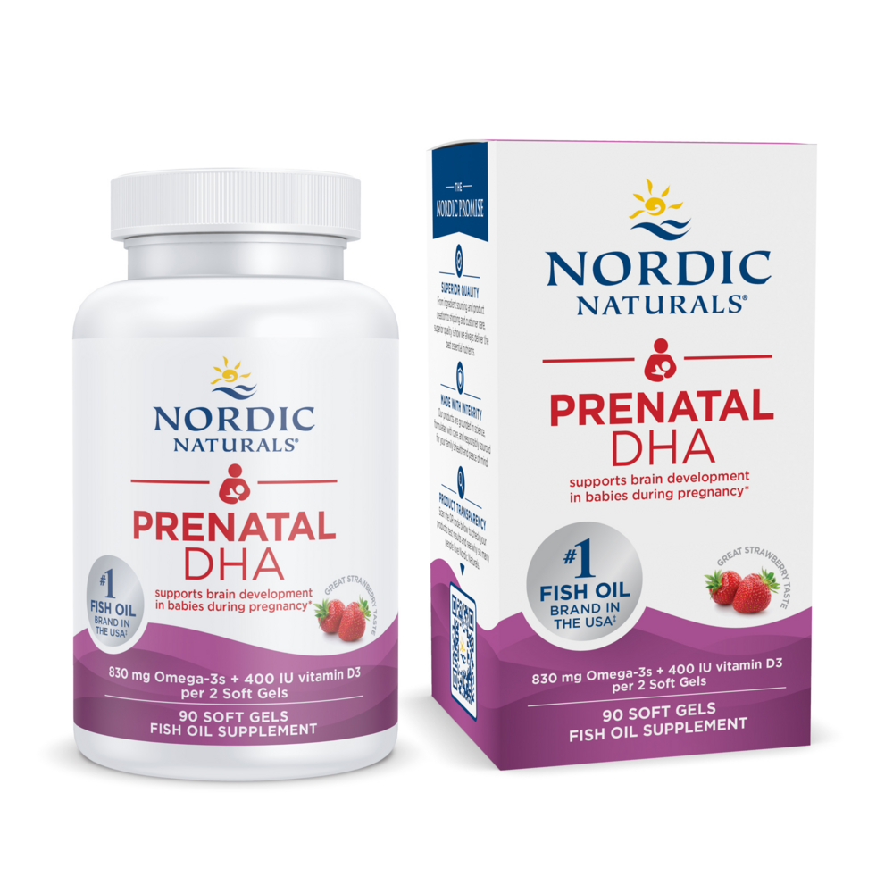 Product image for Prenatal DHA, Strawberry.