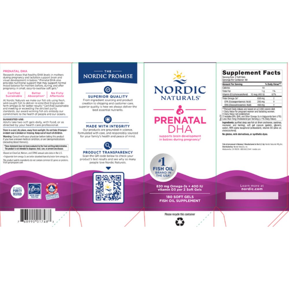 Product image for Prenatal DHA, Unflavored.