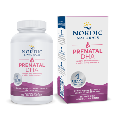 Prenatal DHA, Unflavored 180 Softgels