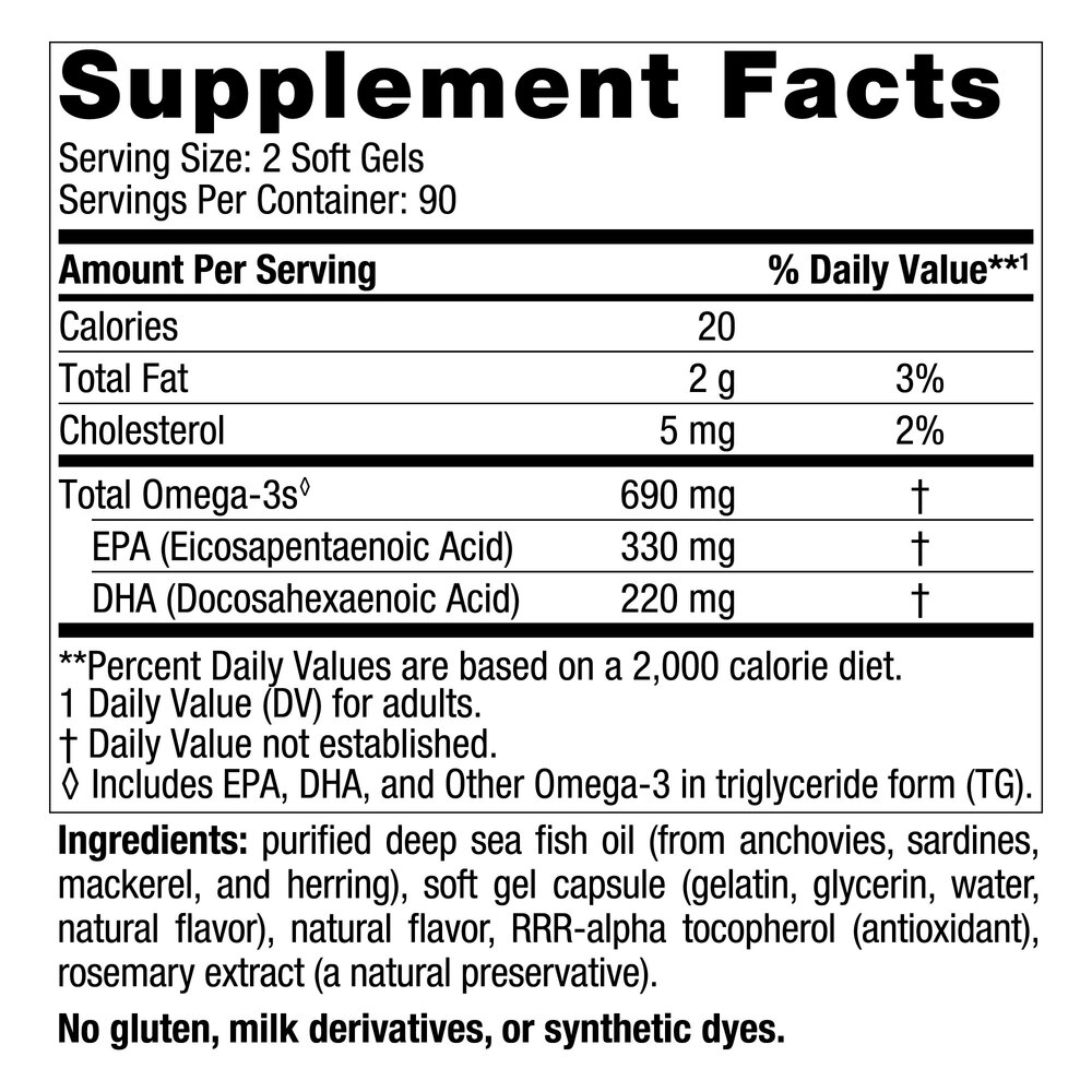 Product image for Omega-3, Formerly Arctic Omega (Lemon).