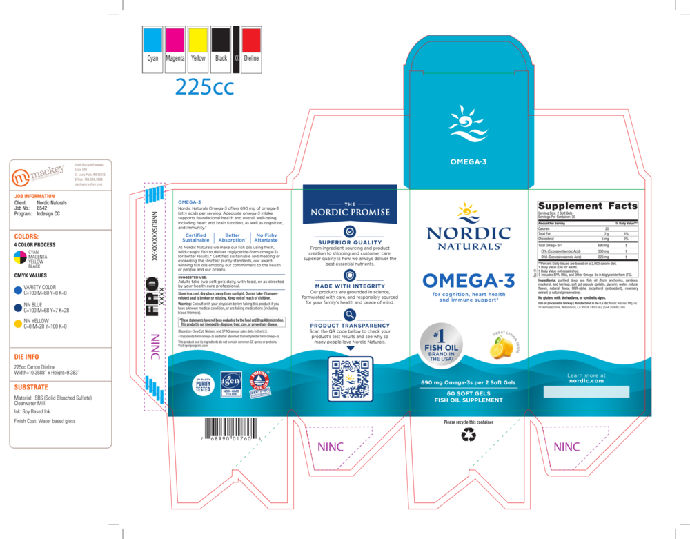 Product image for Omega-3, Formerly Arctic Omega (Lemon).