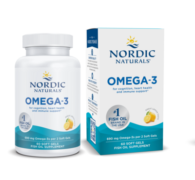 Omega-3, Formerly Arctic Omega (Lemon) 60 Softgels