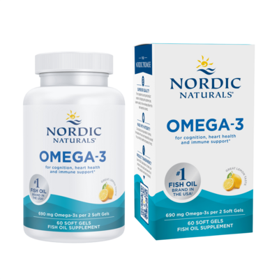 Omega-3, Formerly Arctic Omega (Lemon) 60 Softgels
