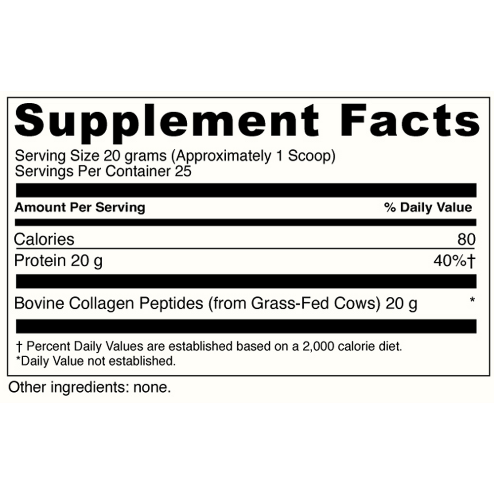 Product image for Hydrolyzed Collagen Peptides Powder.