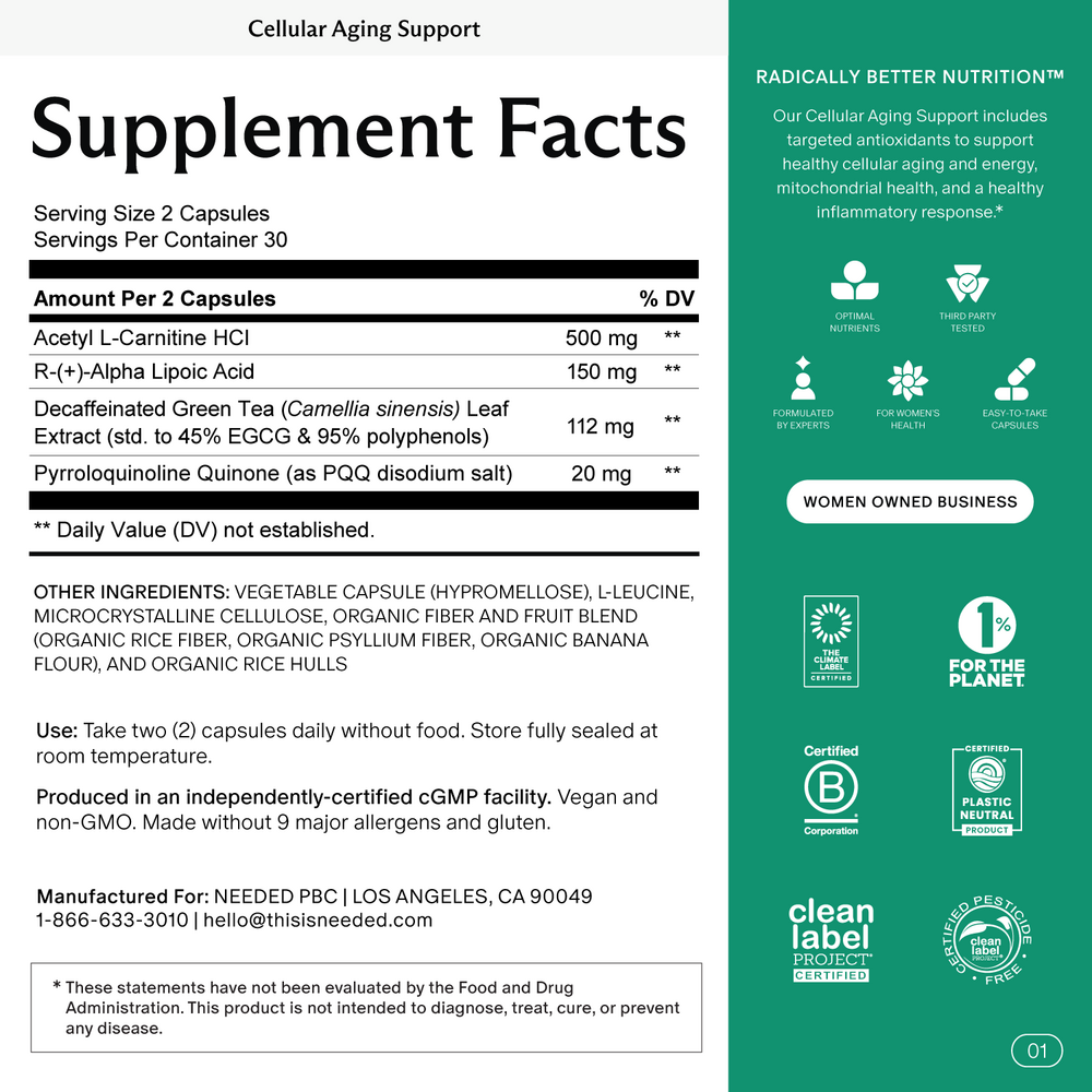 Product image for Cellular Aging Support.