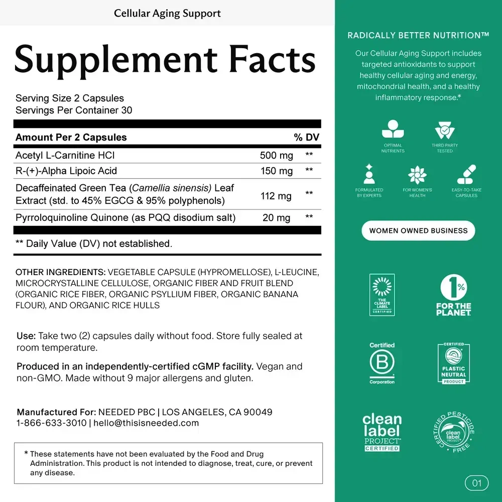 Product image for Cellular Aging Support.