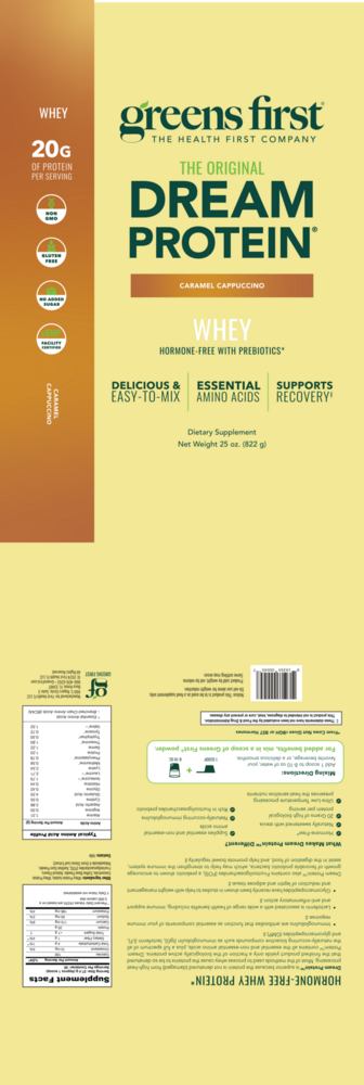 Product image for Dream Protein Caramel Cappuccino.