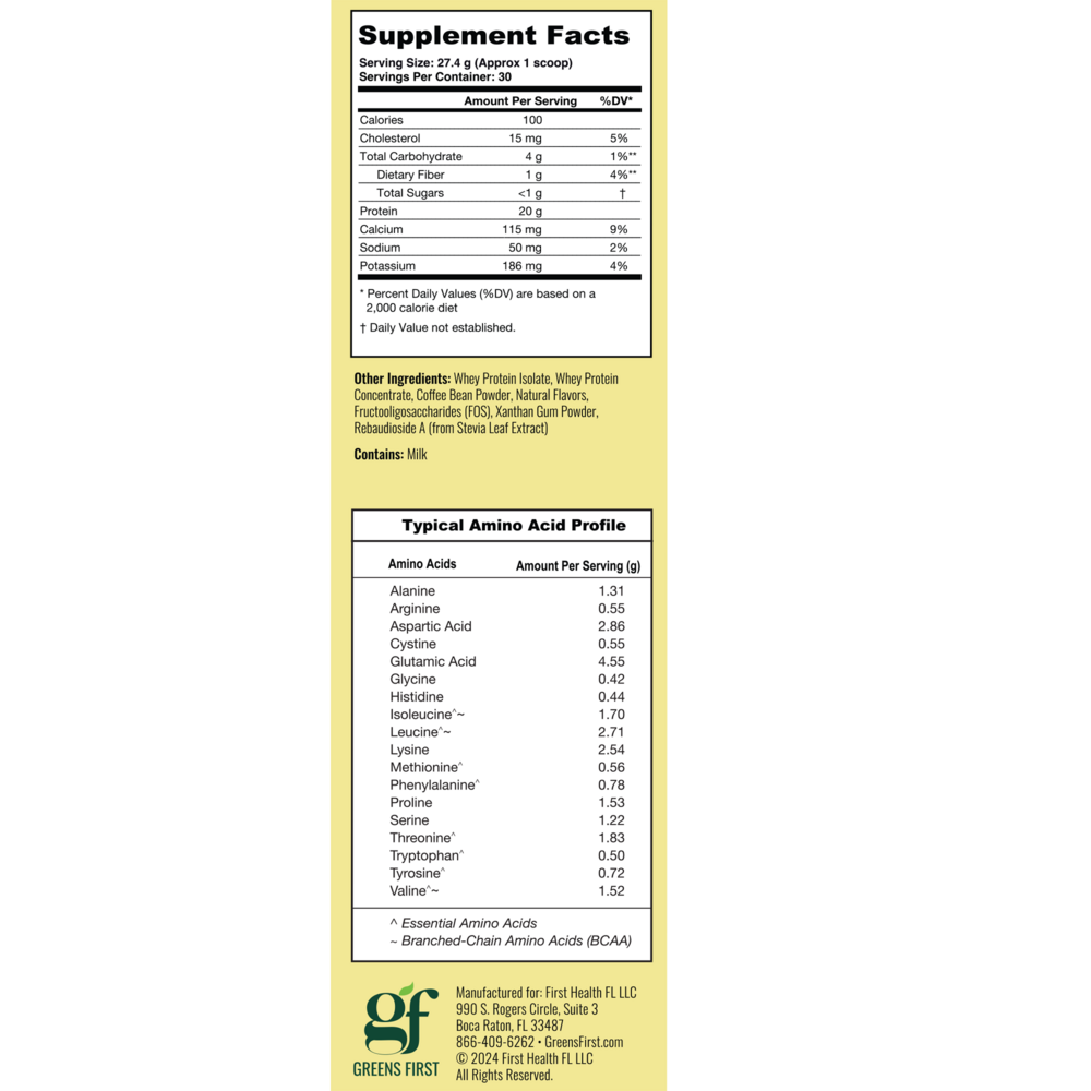 Product image for Dream Protein Caramel Cappuccino.