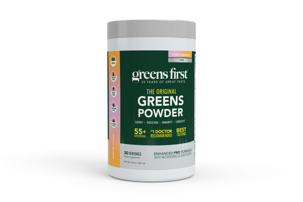 Product image for Greens First PRO Peach Mango.
