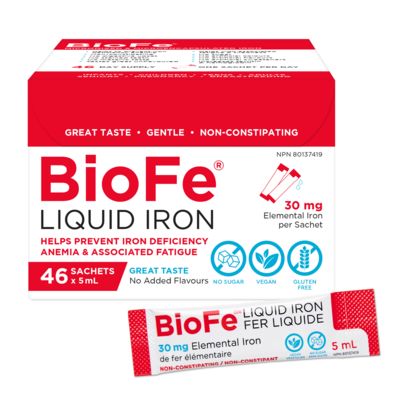 BioFe Liquid Iron 30 mg Carton (Sweet Blast) 46 Count