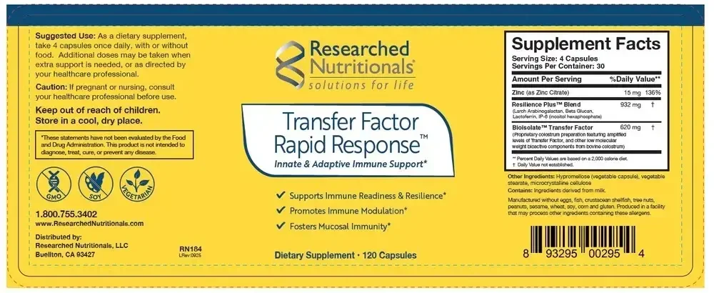Product image for Transfer Factor Rapid Response™.