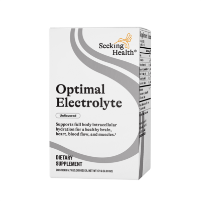 Optimal Electrolyte Unflavored Sticks 30 Stick Packets