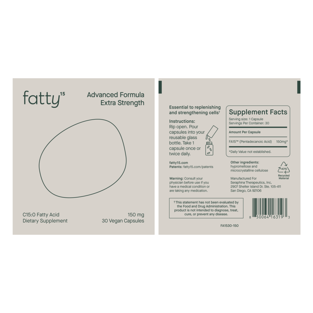Product image for Fatty15 Advanced Formula Extra Strength.