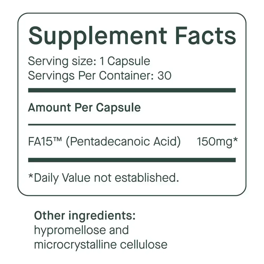 Product image for Fatty15 Advanced Formula Extra Strength.