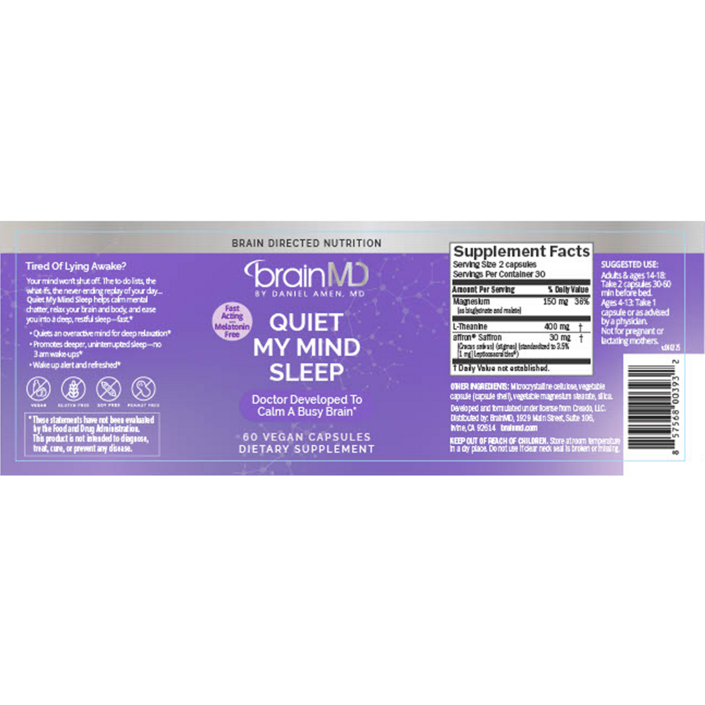 Product image for Quiet My Mind Sleep.