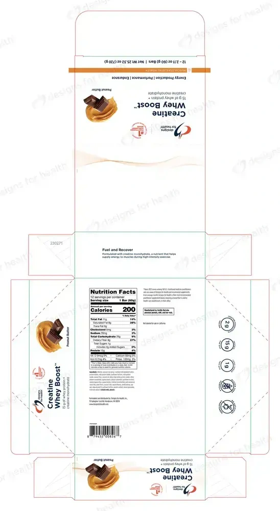 Product image for Creatine Whey Boost™ Peanut Butter .