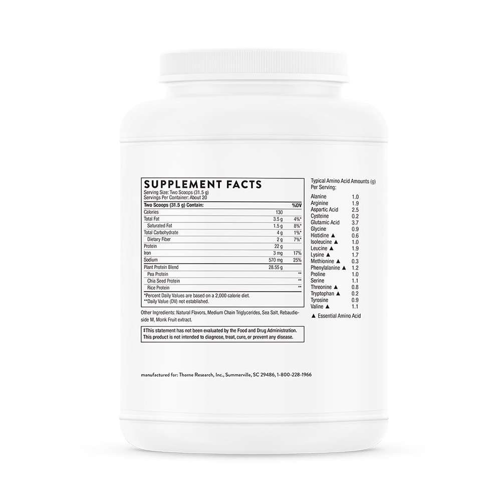 Product image for Plant Protein, Vanilla Flavored.