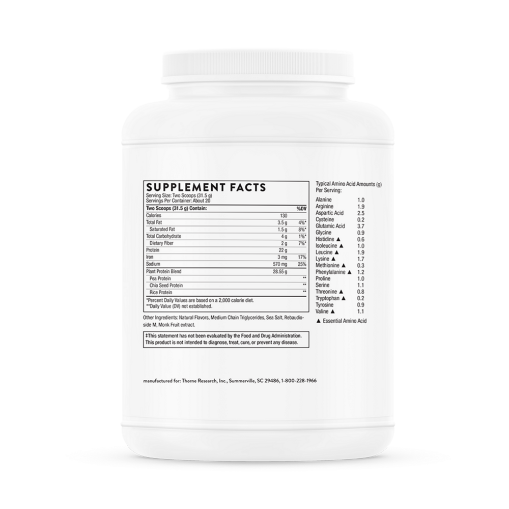 Product image for Plant Protein, Vanilla Flavored.