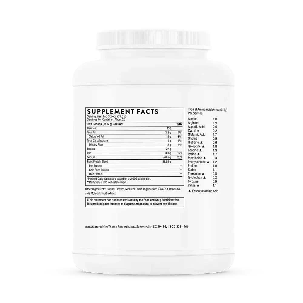 Product image for Plant Protein, Vanilla Flavored.