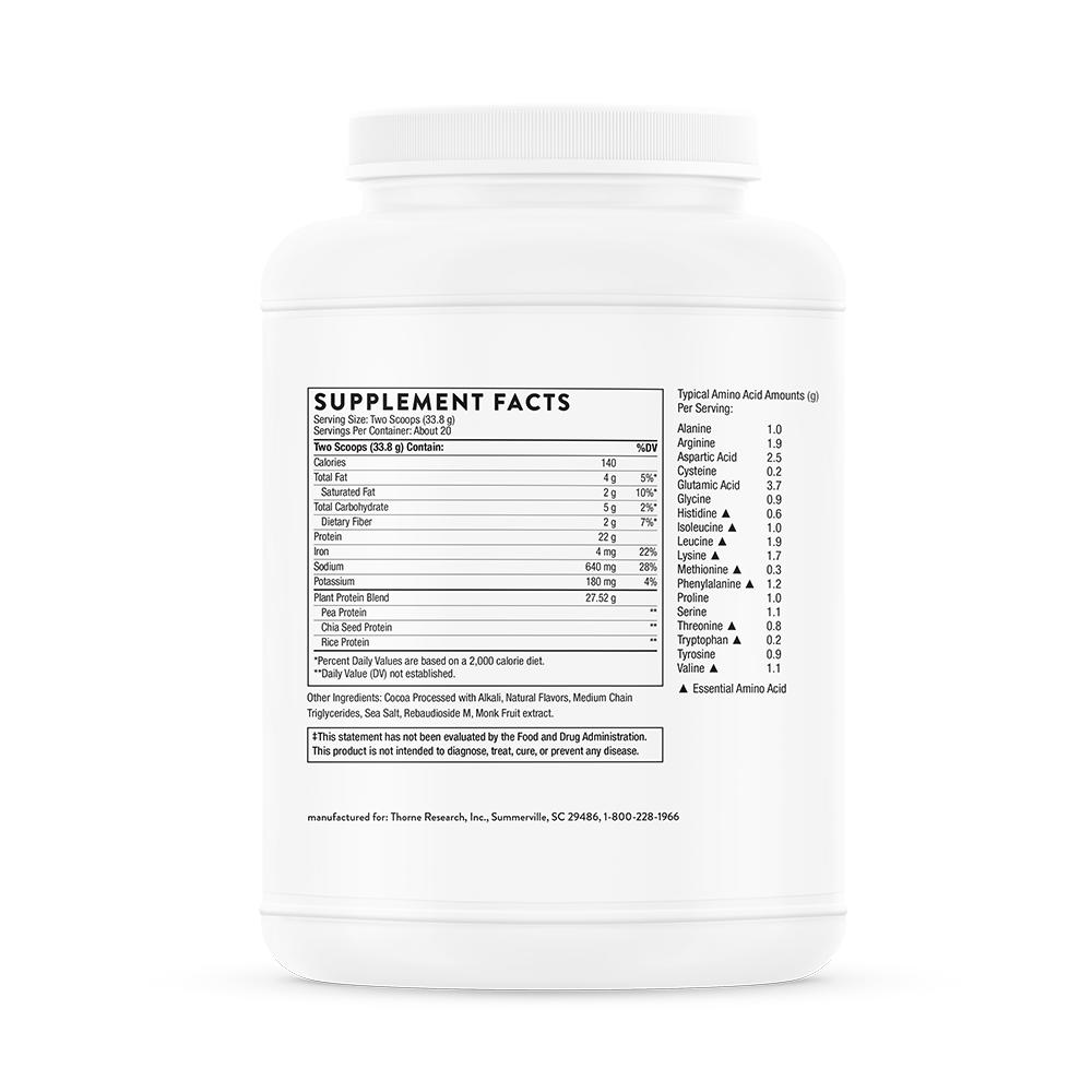 Product image for Plant Protein, Chocolate Flavored.